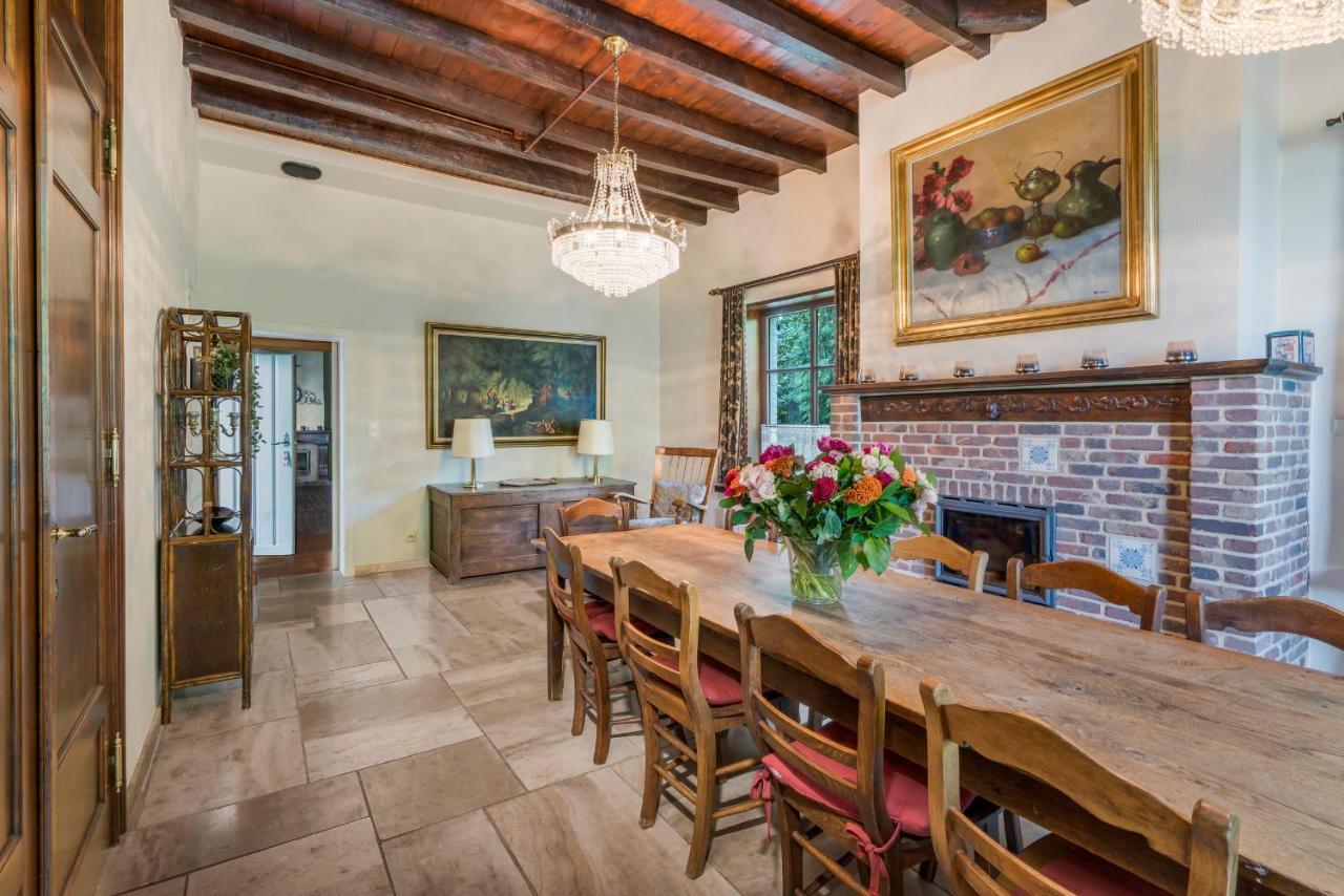 Fantastische Vakantiewoning Aan Het Bos Wingene Bagian luar foto