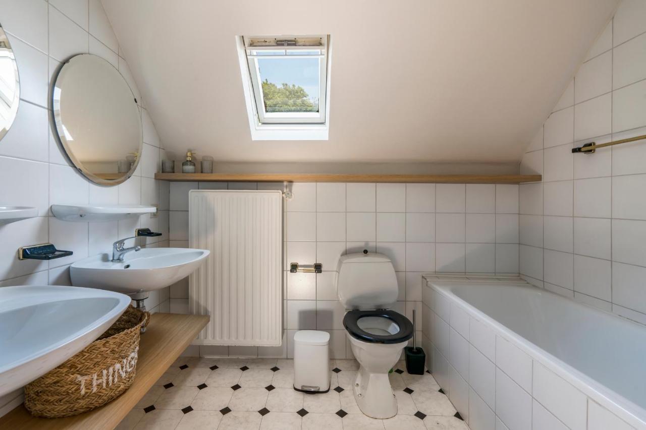 Fantastische Vakantiewoning Aan Het Bos Wingene Bagian luar foto