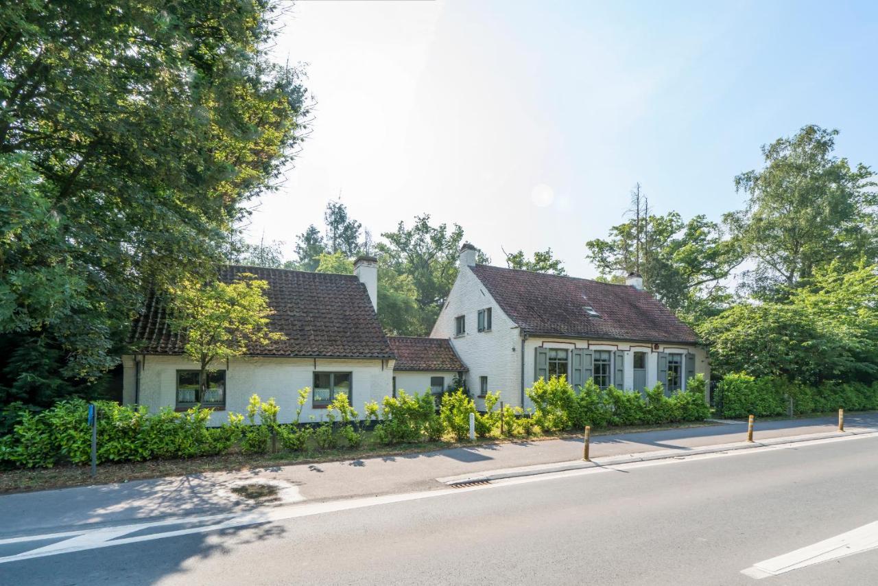 Fantastische Vakantiewoning Aan Het Bos Wingene Bagian luar foto
